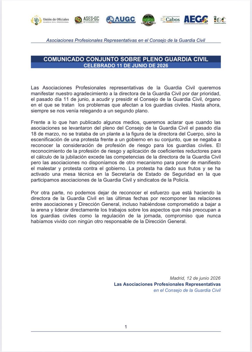 Asociación Profesional de Cabos G.C. tweet media