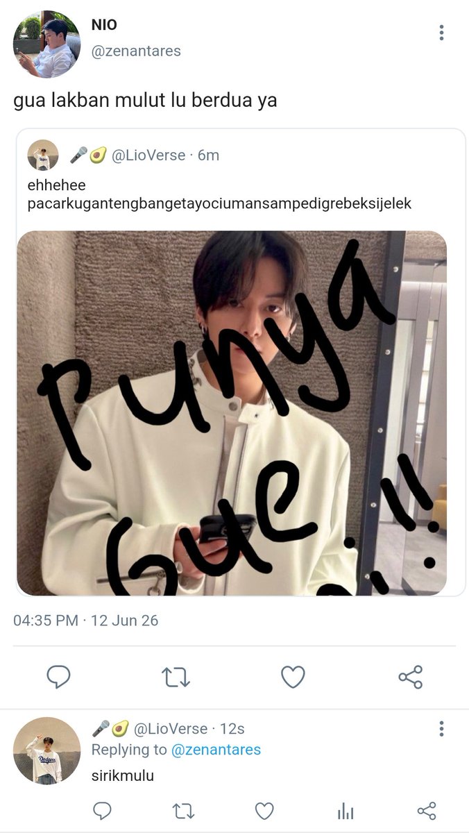 zeskyverse's tweet photo. ─2min #loulioverse few tweets (kgn bgt sama anak kandung gwe ini) https://t.co/eKLpdkIGpb