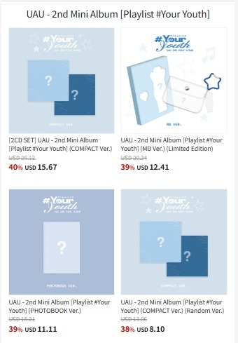 crtkupdates's tweet photo. ★UAU GLOBAL UNION

#Ktown4u (@Ktown4u_com) X @crtkupdates!
🩵 UAU - 2nd Mini Album [Playlist #Your Youth]  is now OPEN !
✔️ You can order the album through FC LINK and get a 38~40% discount - until 2026.07.01 (09:00 KST)!

🛒 Fanclub Discount Link
🔗(https://t.co/7BF4fQHVui) https://t.co/ssdjRY3Bl1