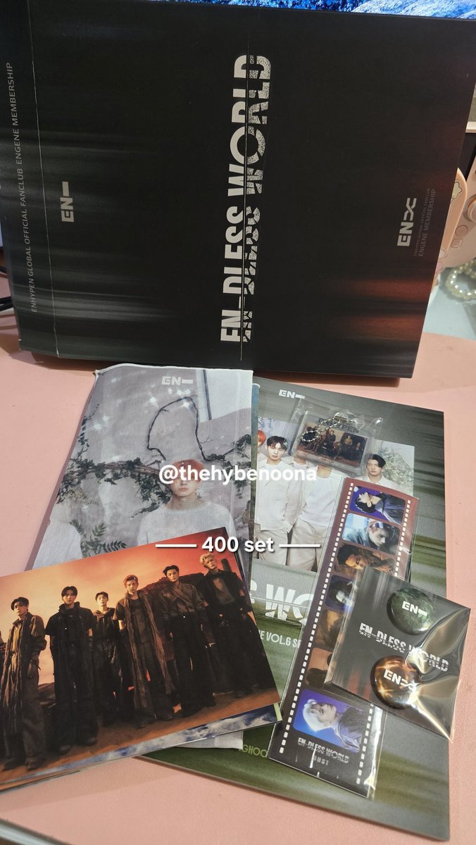 kawaheee's tweet photo. ꒰#onhand_yn ♡ wts lfb ph꒱

୨୧ DECLUTTERING SALE
♡ Enhypen Membership Kit Set (2) — ₱450
—  payo • dop 1 week (₱100)
— dm @thehybenoona 
— see prices on the pic

• mop • gcash • maya • maribank 
• mod •  j&amp;t • lbc
• x rush shipping • x sensitive https://t.co/j3jaVezq7Z
