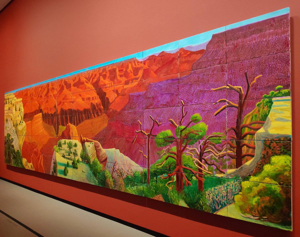Mimelsan's tweet photo. May David Hockney rest in peace in a sea of bright majestic colors. https://t.co/mGGZQF2XQZ