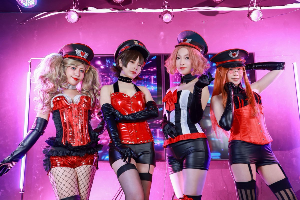 hitommyyyy's tweet photo. ※コスプレ/cosplay

ペルソナ5 ダンシング・スターナイト/P5D
コルセットドレス

新島真→Ru-naさん(@Runanana777)
高巻杏→メイカさん(@meimeikameika)
奥村春→ゆんさん(@yu_n_skm)
佐倉双葉→瞳

Photo→ぐっさん(@252co2)

#250112corsetdress https://t.co/3njIDJGujB