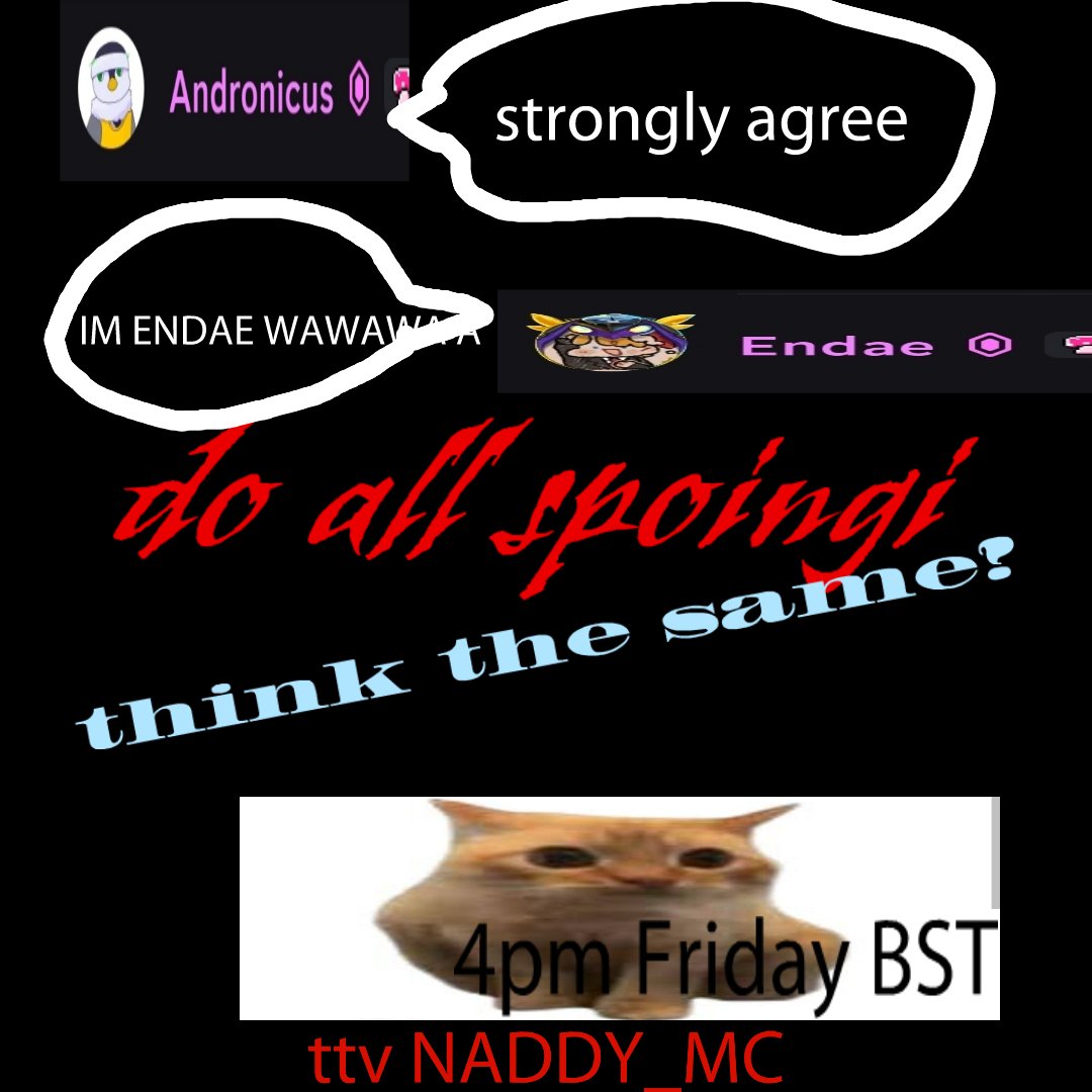 NADDY_MC's tweet photo. do all @spoingusMCSR think the same?
today at 4pm BST / 11am EST on my twitch! https://t.co/oevq5yslgp