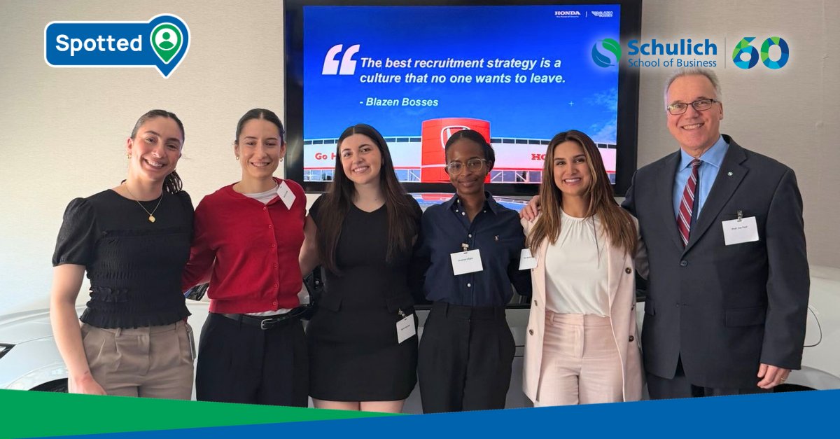SchulichSchool's tweet photo. Schulich Women in Leadership hosted the WIL x Honda Canada Case Competition, where graduate students tackled DEI, gender bias and credibility gaps faced by women in the automotive industry.

Congratulations to all participating teams!

#SpottedAtSchulich 🚗💡 https://t.co/lOIEGJOBWn
