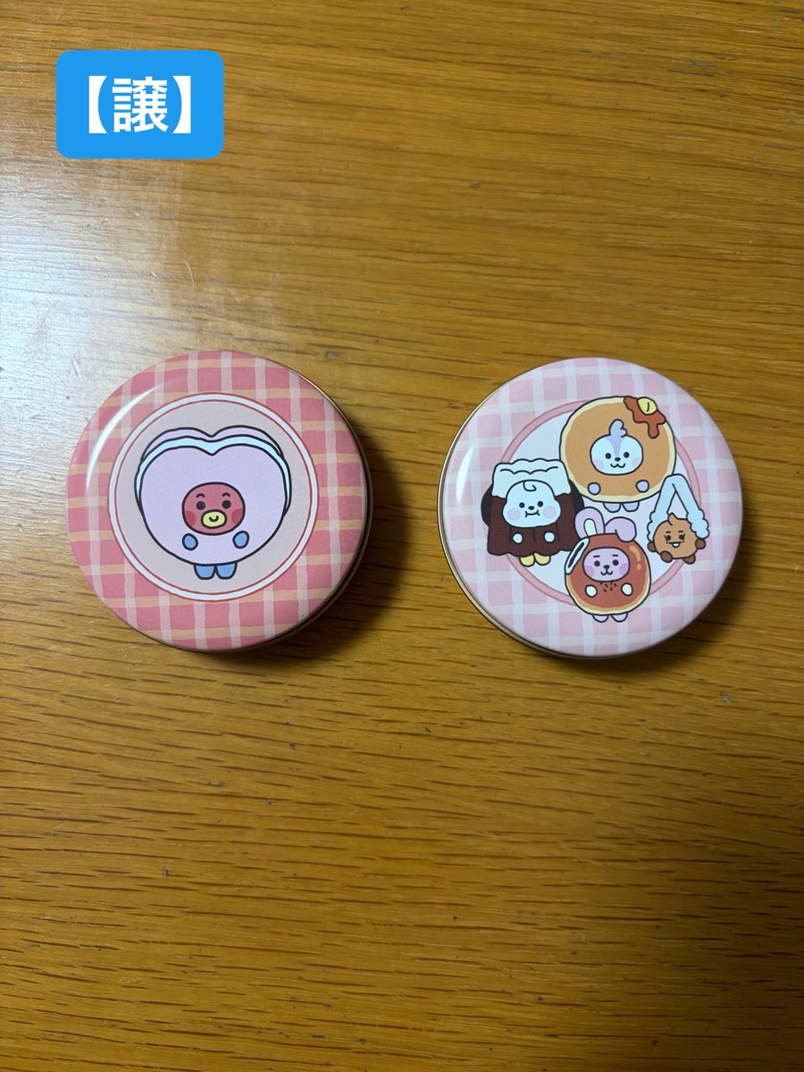 mako16_f's tweet photo. BTS バンタンBT21 プチキャン  交換

【譲】
⑥ TATA タタ
⑨SHOOKY&amp;MANG&amp;CHIMMY&amp;COOKY  シュキ&amp;マン&amp;チミー&amp;クッキー 

【求】
⑤CHIMMY チミー
⑩集合

郵送希望📮（缶のみ）
お気軽にお声掛けください🙇‍♀️ https://t.co/aN5QEFNcwx
