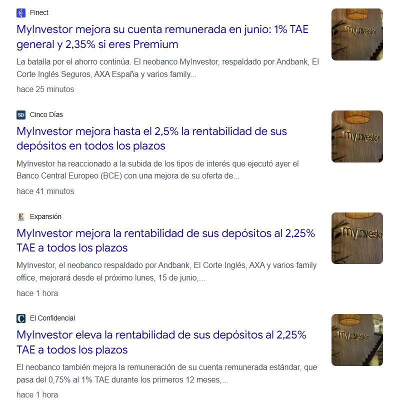 MyInvestorES's tweet photo. 🚀¡Cuentas y depósitos para arriba! https://t.co/HBJDFw084B