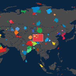 PixelAnnexGame's tweet photo. 🔥 #China is hosting an uninvited party. 12 RSVPs: #UnitedArabEmirates, #Bhutan, #Baikonur +9 more. https://t.co/ZKwDnUG00V #PixelAnnex https://t.co/i2WEyPF0hh