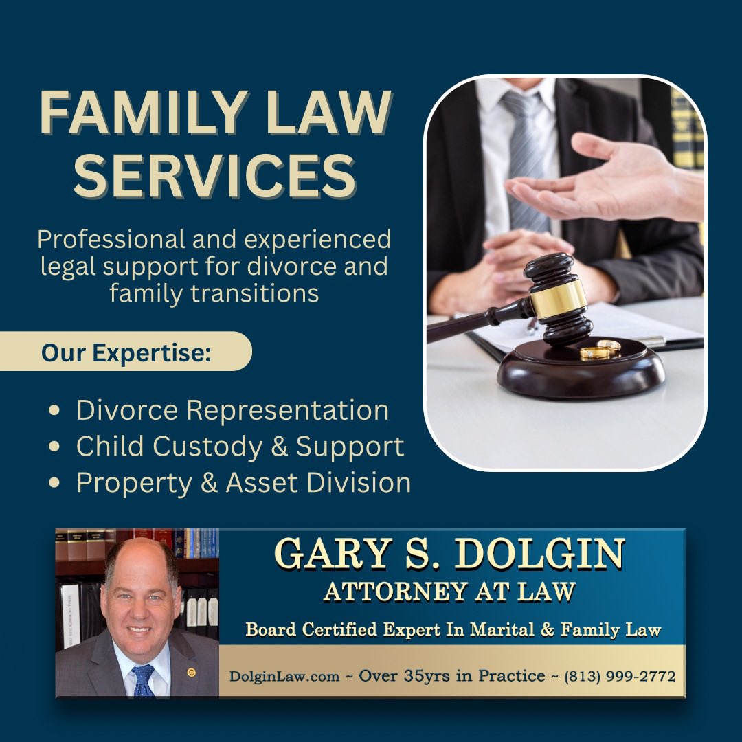 TampaDivorcePro's tweet photo. When family matters become legal matters, experience makes all the difference. ⚖️

To learn more about the family law services we provide, please visit: https://t.co/0GTfnKSWGd

https://t.co/I0Yo8mlOux

#FamilyLawyerTampa
#FamilyLawyerNearMe
#FamilyAttorneyTampa https://t.co/Usl110cHrT