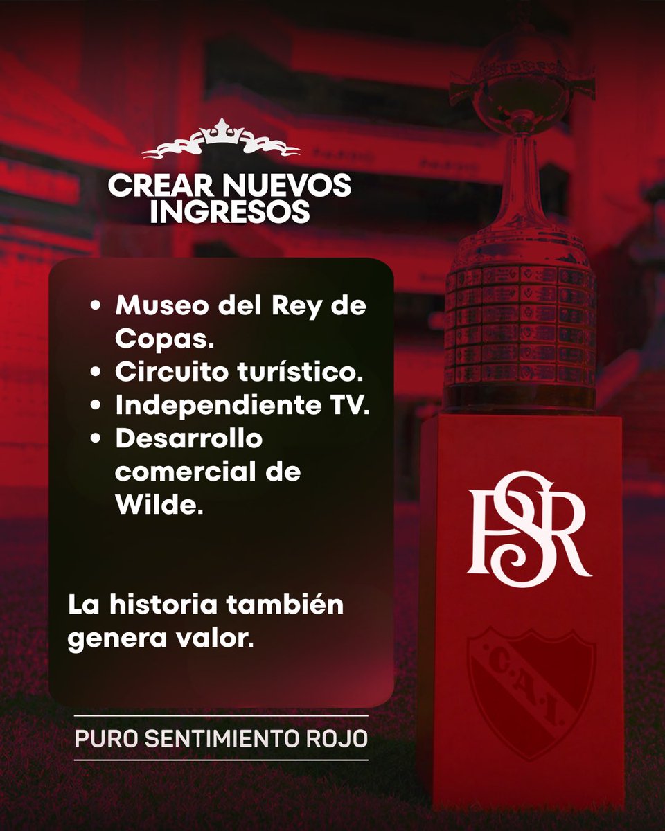 AgrupacionPSR's tweet photo. La grandeza deportiva necesita recursos. Y los recursos no aparecen por arte de magia. Se generan con planificación, profesionalismo y una estrategia clara. https://t.co/86Uf6VxUiP