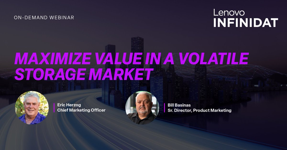 MichaelColbyPro's tweet photo. AI-driven growth, soaring flash costs, and data center constraints are reshaping enterprise storage decisions.

If you missed @infinidat's live event, Maximize Value in a Volatile Storage Market, the recording is now available on demand.

Watch here: https://t.co/2rL6dO7aqT https://t.co/tsaRtMnGtM