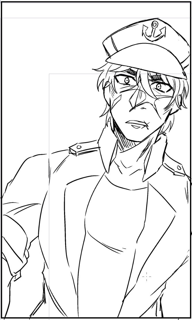 souxton's tweet photo. [OC WIP] I enjoy when neutral-faced characters show an ounce of emotion https://t.co/X9X6N48hks
