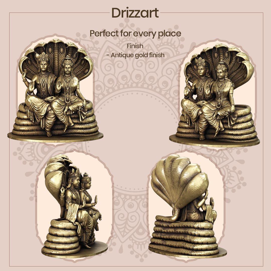 drizzart3d's tweet photo. Transform your space into a sanctuary of peace Vishnu Lakshmi DivineStatue #3dstatue #3dprinted #miniature #sculpture #craftsmanship #custom3d #statuebusiness #poojaroomdecor #spiritualgifts #festivegifting #luxurygifting #giftsforhome #trendingreels #explorepage #viralpost https://t.co/kAg2Dsm2dJ