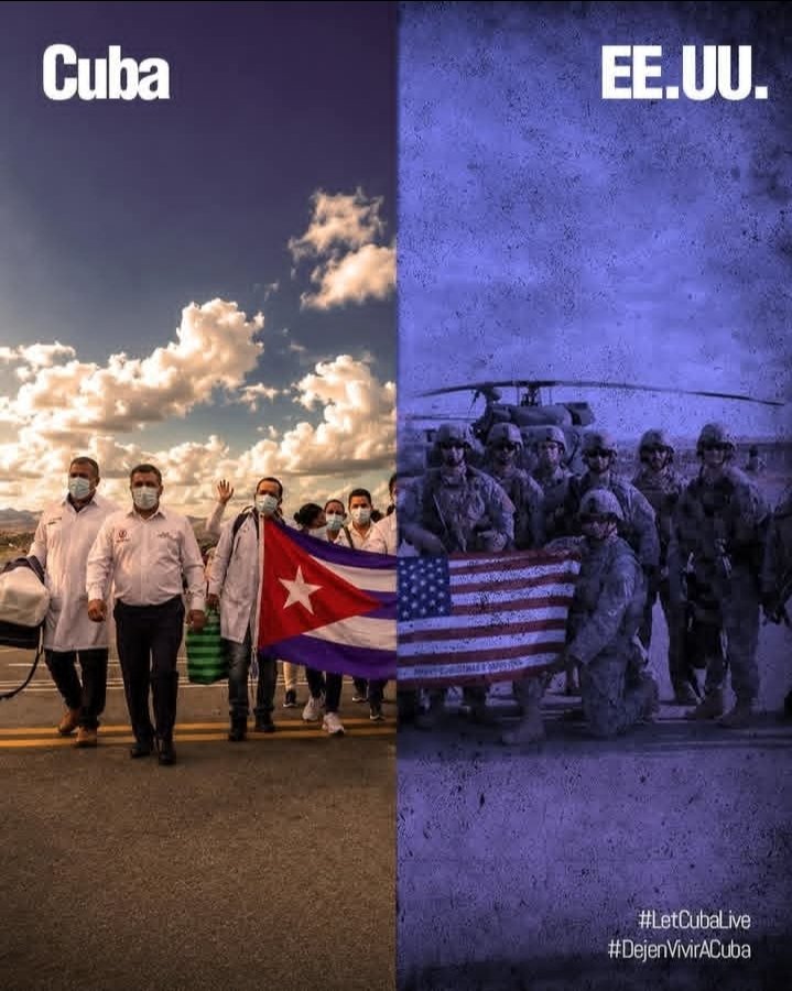 NeGFleR's tweet photo. Sobran las palabras.
#CubaNoEsUnaAmenaza https://t.co/pkAVL3kBcR
