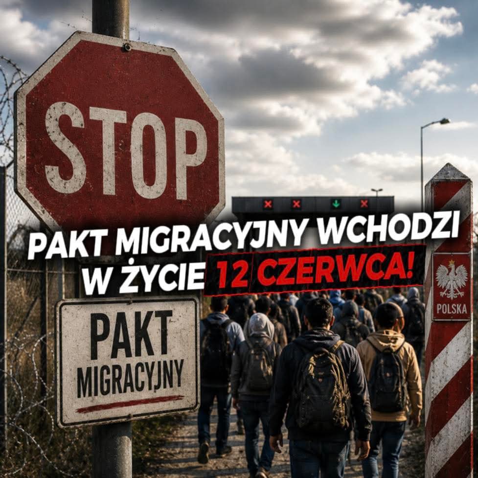 MaciejJwiak1's tweet photo. 🚨 PAKT MIGRACYJNY WCHODZI W ŻYCIE! DOSYĆ KŁAMSTW I MANIPULACJI! 🚨

Kurtyna propagandy opada, a prawda jest brutalna: Polska została bezczelnie wciągnięta w przymusowy mechanizm relokacji! Koniec z bajkami o „zwolnieniach” i „sukcesach negocjacyjnych”. Czas spojrzeć na fakty, zanim będzie za późno! 👇

1️⃣ POLSKA JEST W PUŁAPCE! Nie dajcie się oszukać – nasz kraj realizuje i będzie realizował postanowienia paktu. Nie mamy żadnego prawnego wyłączenia, jakie wywalczyła sobie Dania! Słowacja i Węgry stawiają polityczny opór, a nas wciśnięto w tryby unijnej machiny!

2️⃣ BEZWZGLĘDNY DYKTAT I BAT FINANSOWY! Bruksela wprowadza czysty przymus. Wybór to fikcja: albo potulnie przejmujesz migrantów, albo płacisz gigantyczny haracz, albo na własnym terytorium budujesz obozy recepcyjne dla uchodźców!

3️⃣ GIGANTYCZNE KARY! Unijny plan na 2026 rok to relokacja 21 000 ludzi lub bezwzględna kara: około 20 000 EURO ZA KAŻDEGO NIEPRZYJĘTEGO MIGRANTA! To daje porażającą kwotę 420 milionów EURO rocznie ściąganych z państw członkowskich!

4️⃣ OBNAŻAMY PROPAGANDĘ! Rząd trąbi o „zwolnieniu Polski z Paktu na wiele lat”? To bezczelne kłamstwo! Unia uznała nas za kraj w głębokim kryzysie migracyjnym i TYLKO dlatego nie zapłacimy haraczu WYŁĄCZNIE w 2026 roku. To nie jest sukces – to dowód, że już toniemy!

5️⃣ SMYCZ I SZANTAŻ BRUKSELI! Ta rzekoma „ulga” to bat do tresowania polskich polityków i wyborców. Komisja Europejska będzie decydować o naszym losie CO ROKU! Masz być posłuszny, bo inaczej Bruksela dokręci śrubę w kolejnym sezonie!

6️⃣ KTO ZYSKUJE, KTO TRACI? Beneficjentami systemu zostają Grecja, Cypr, Hiszpania i Włochy – to oni pozbędą się problemu i wezmą kasę. Polska oficjalnie wylądowała w grupie państw pod najwyższą presją migracyjną, obok Niemiec i Francji!

7️⃣ ZAGROŻENIE, A NIE POMOC! Zamiast szczelnych granic dostaniemy unijne „pakiety wsparcia”. Patrząc na dotychczasową nieudolność Eurokratów, tych procedur trzeba się BAĆ, a nie na nie czekać! Unijni urzędnicy patrzą bezmyślnie tylko na ostatnie 5 lat, kompletnie ślepi na tykającą bombę zegarową!

UDOSTĘPNIAJCIE DALEJ! Nie pozwólcie, aby ta bezczelna propaganda uciszyła prawdę! 🛑🇵🇱