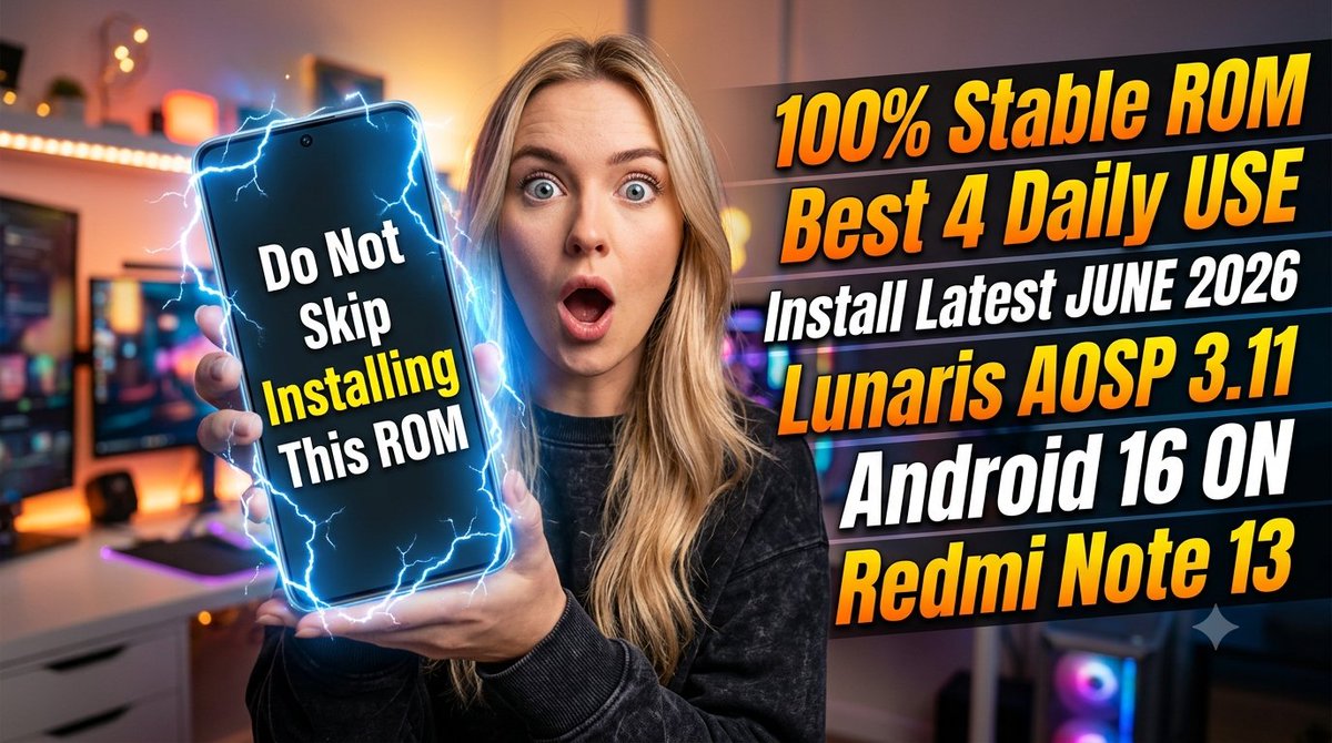 techinfomania20's tweet photo. Best ROM Lunaris 3.11 Android 16 Redmi Note 13 WOW https://t.co/hafX0Zjkzl via @YouTube #viralvídeo #ViralsGoingViral #stable #xiaomi #SomosMéxico #sports #Sudáfrica #gangłysego #FootballNews #VivaMéxico #México #mundialdefútbol #mügeanlı https://t.co/aio8rpYQQt