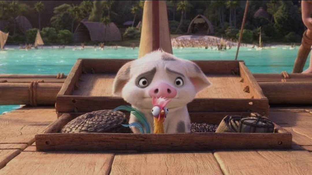 marfield49's tweet photo. #Bales2026FilmChallenge

J13 Animal Sidekick or Companion

Moana (2016)

The oh-so-cute Pua the piggy and Heihei the weird chicken. https://t.co/thUk3ijbCl