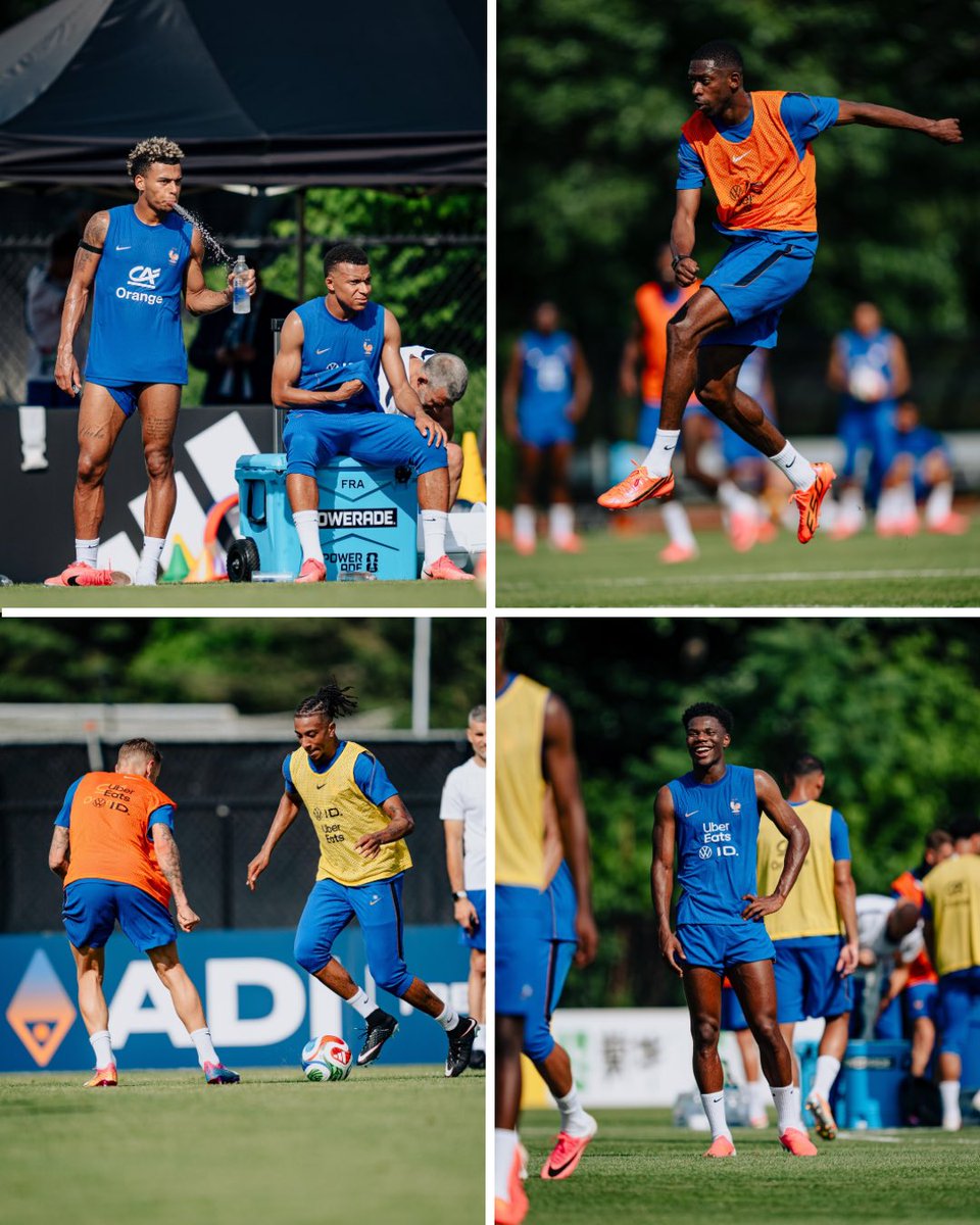 equipedefrance's tweet photo. Travail sous la chaleur de Boston ☀️🥵 https://t.co/HqQ64c2isa