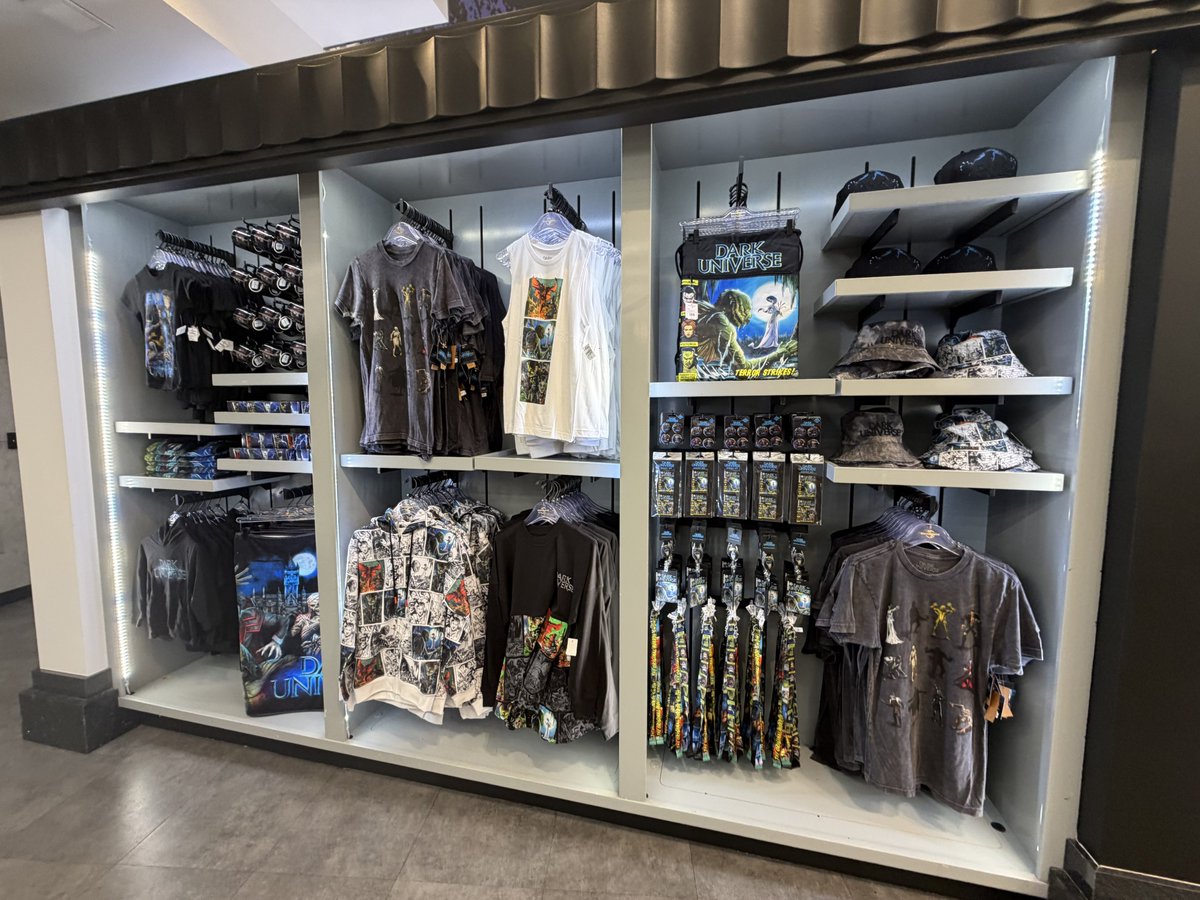 magiccitymayhem's tweet photo. Lots of Dark Universe merch in Five and Dime @UniversalORL https://t.co/5HNmo7g1J2