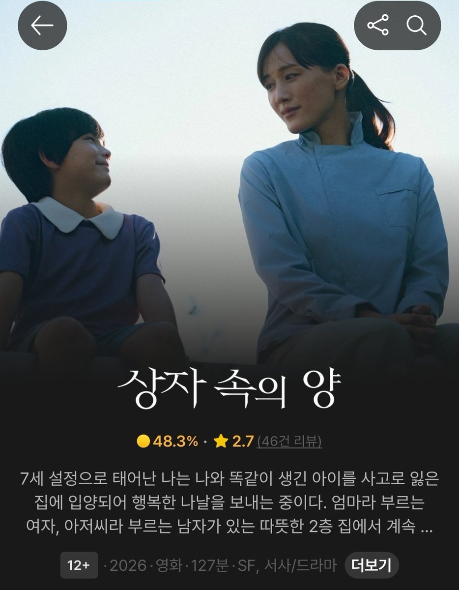 MireuYang's tweet photo. <디스클로저 데이> - 스필버그 할아버지의 일관성을 인정하지만, <인디펜던스 데이> 시절에 나왔더라면.

<상자 속의 양> - 고레에다 히로카즈 감독 스스로 자신의 영화사를 반추하려면 조금 더 시간이 필요한데. https://t.co/GNBeOg2POu