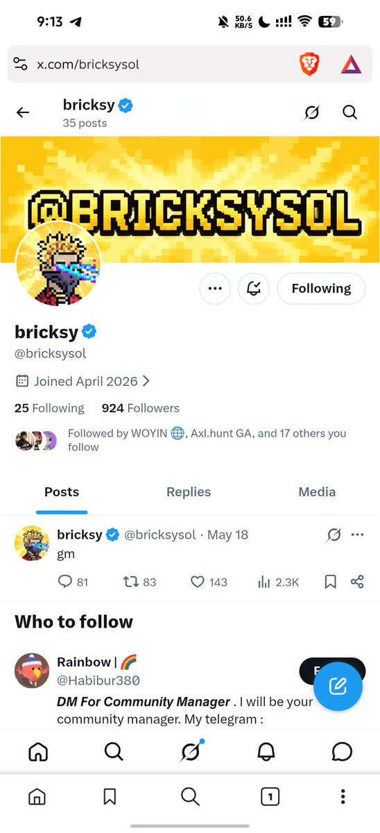 crysolbit's tweet photo. @Unemployydd @bricksysol @DuelbitsSports All tasks done

Notifications ON 🔔

Appreciate the opportunity

Manifesting a little luck 

@RafinXBT 
@NOIRSOL0 https://t.co/ey9Lk5mCci