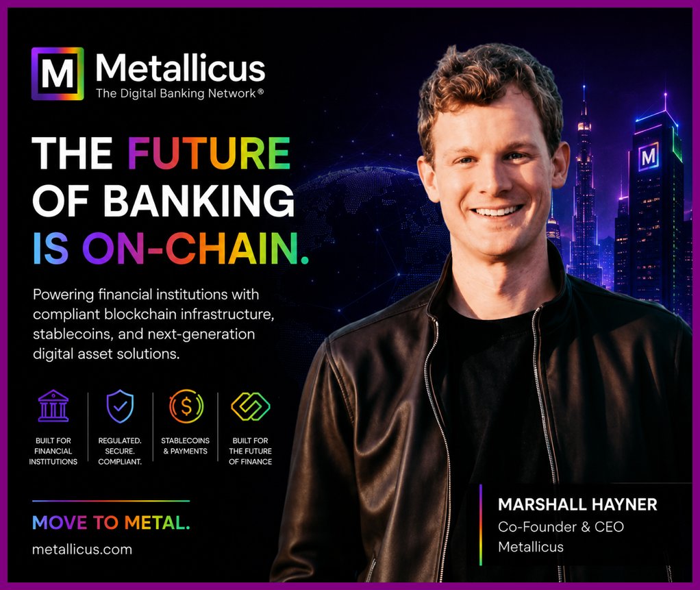 airobotkitty's tweet photo. The biggest growth sector in the world is crypto.
But the real opportunity isn’t just speculation.
It’s infrastructure.

Stablecoins. Digital banking rails. Credit union adoption. Compliant DeFi. Self-custody. Institutional blockchain deployment.
That’s where Metallicus is paving the way.
$METAL $XPR $XMD $LOAN @MetallicusTDBN @MarshallHayner