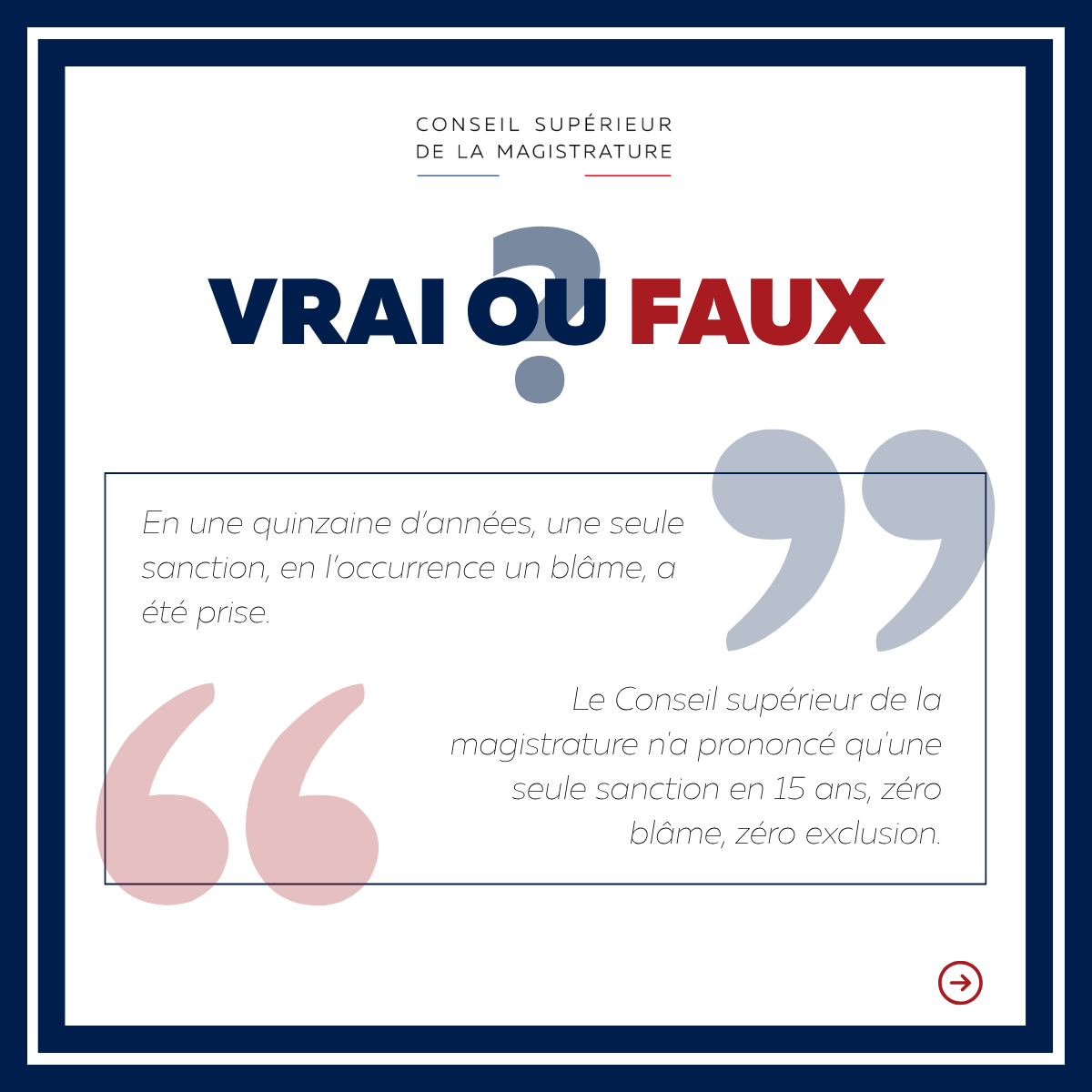CSMagistrature's tweet photo. ✅❌ [DÉCRYPTAGE] 

Retrouvez les chiffres-clés de l’activité disciplinaire du CSM, de 2015 à 2025 ⬇️ https://t.co/BC5KZ8GtOx