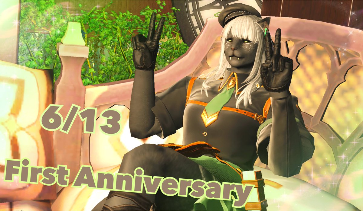Miromy_ff14's tweet photo. 生まれました🐈‍⬛✨️
&amp;エオルゼア大体1周年記念🎂🎊
今日はやっぱり始まりの黒毛メスガルちゃんで🫶これからもまったりゆっくりメスガルちゃんでエオルゼアライフを楽しんでいきます( * ॑꒳ ॑*)

#FF14 #メスガル https://t.co/moUL9a1H9Y