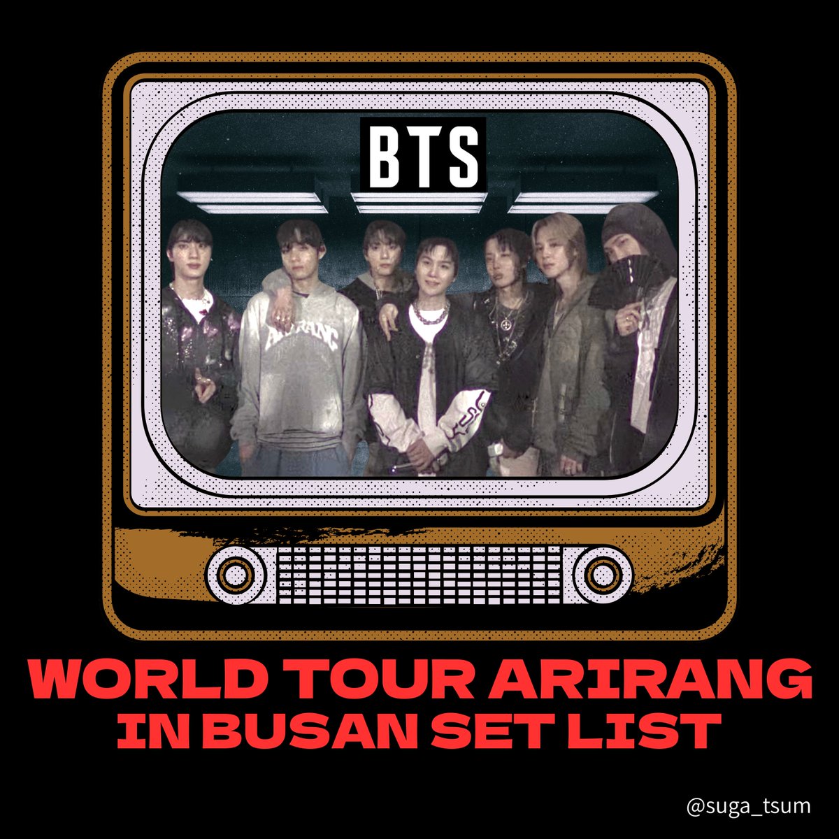 🔴BUSAN SET LIST for Apple Music🔴 今夜の612釜山コンサートのセット