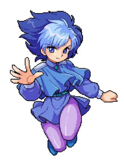 おーーーー ドット絵風に変換するの楽しいね! 手入れてグッズにしたいなあ～