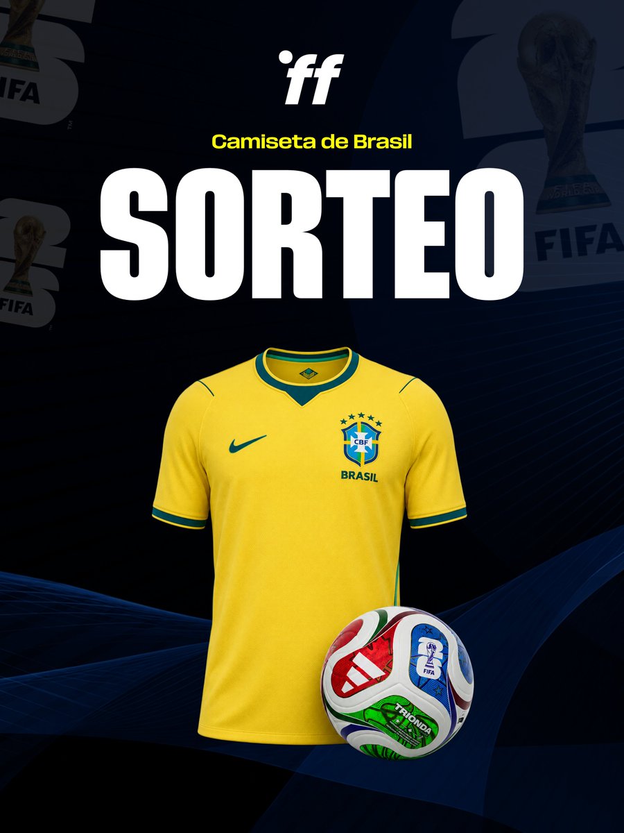 Offsider_ES's tweet photo. 🎁🇧🇷 ¡REGALAMOS LA CAMISETA DE BRASIL!

Si hoy gana Brasil con gol de Vini Jr, regalamos su camiseta entre los que den RT y nos sigan.

🍀 ¡Mucha suerte a todos! #FIFAWorldCup https://t.co/1kdze5xmwv