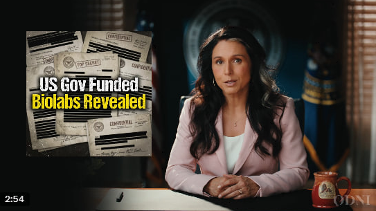 UPMHPM's tweet photo. This!! ๐๐ป๐ง DNI Gabbard Reveals Evidence of U.S. Taxpayer-Funded Global Biolab Program | Office of the Director of National Intelligence.๐คฌ#LockThemAllUp #NCSWIC #WWG1WGA #AmericaFirst #DigitalSoldiers #WeAreTheNewsNow #MAGA #MAHA #PatriotsUnite #PatriotsFight #TWGRP #TrumpTruths #TheHashTagChat #XTeam #RefugeesOfX #LilyPadLounge #Murch https://t.co/6se30WX3eM