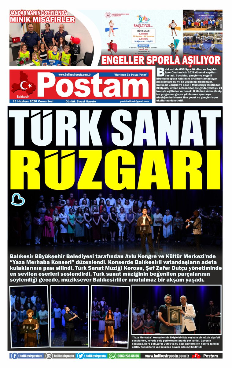 BalıkesirPostaTV tweet media