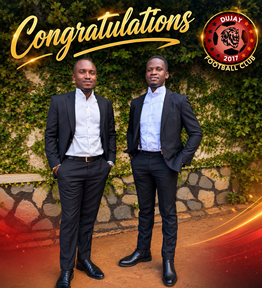 DujayFc's tweet photo. Advocates of the High Court🔥🎉

We would like to congratulate Okitoi George and Miro Daniel Stuart on this great achievement. 

The hard work has paid off👏🏾
#OneTribeOneMission https://t.co/CQZ9tWPiZ2