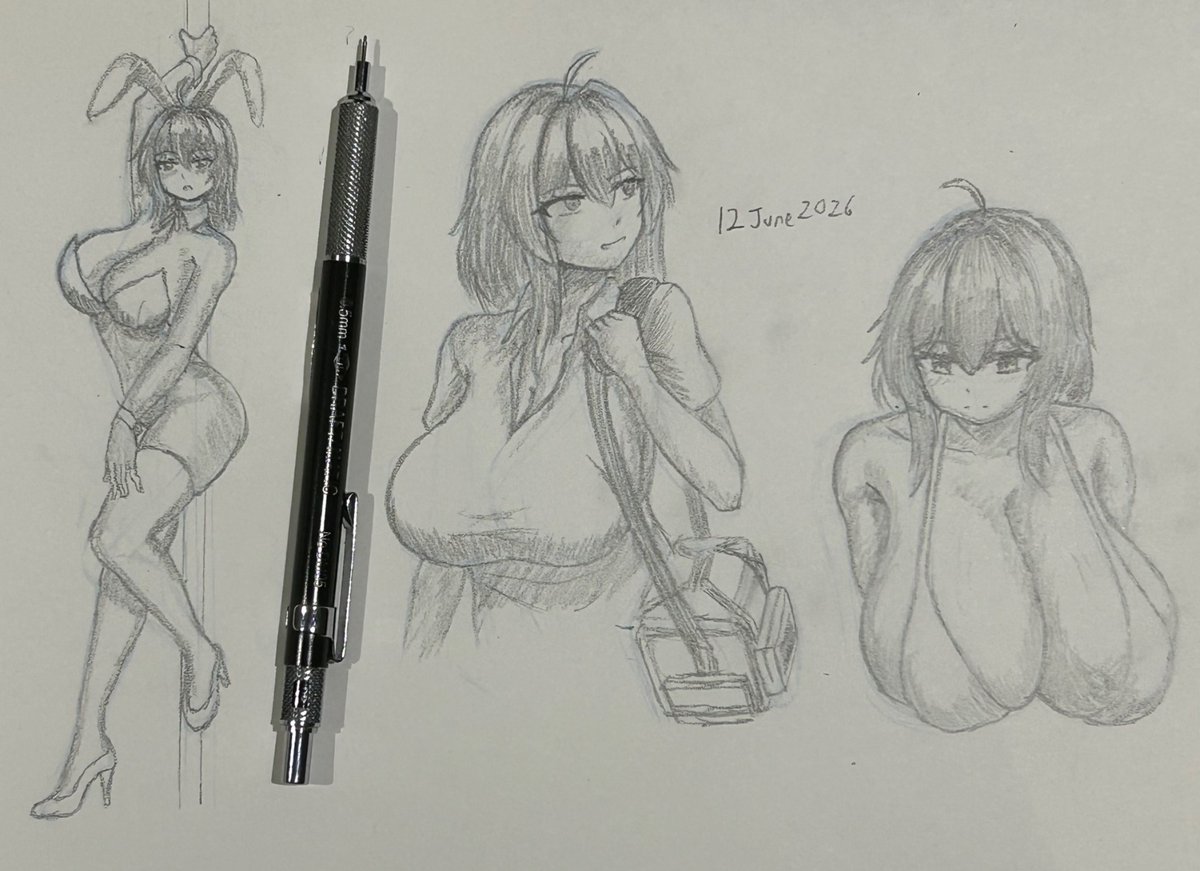 blake_yee's tweet photo. Zoey for today’s trad sketches, 7 days in a row now https://t.co/SC1Hp8lRFT