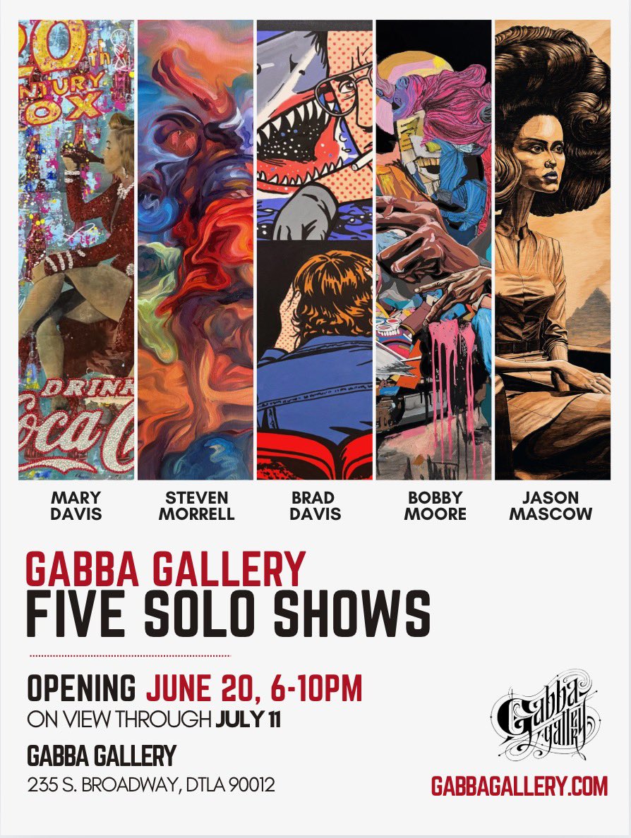 marydavisstudio's tweet photo. I’m beyond excited to announce my first solo exhibition in Los Angeles!

THROUGH THE LENS

June 20 – July 11, Opening Reception: June 20 | 6–10 PM, Gabba Gallery, DTLA

A collection of mixed-media works exploring memory, culture, and iconic moments. https://t.co/XTgabErlzC