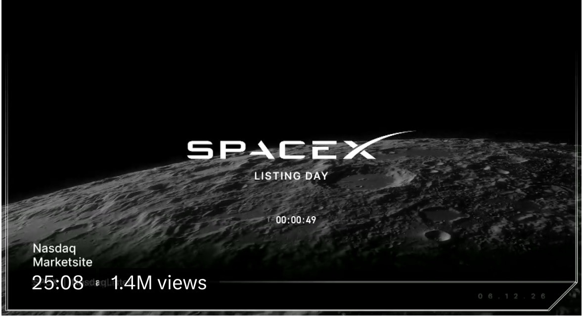 offgrid's tweet photo. SpaceX IPO Live …  streaming on Blurt …   https://t.co/kBiv0ZNxu1  #blurt #spacex #spacexipo https://t.co/I8kxYxwS9J