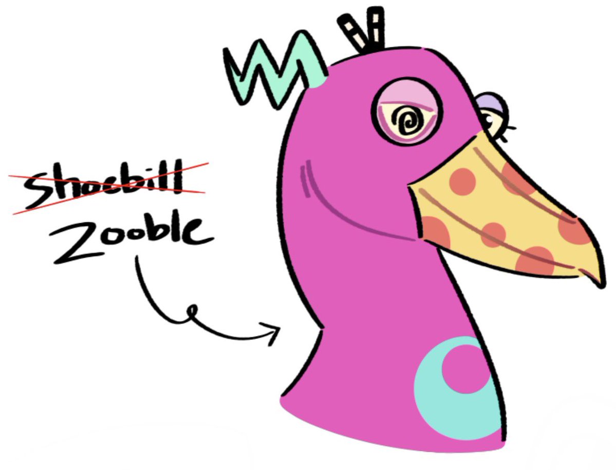 marsh_Potatoes's tweet photo. had a very emotional time at the TADC so i drew zooble as a shoebill :) https://t.co/xLl6Gewkqo
