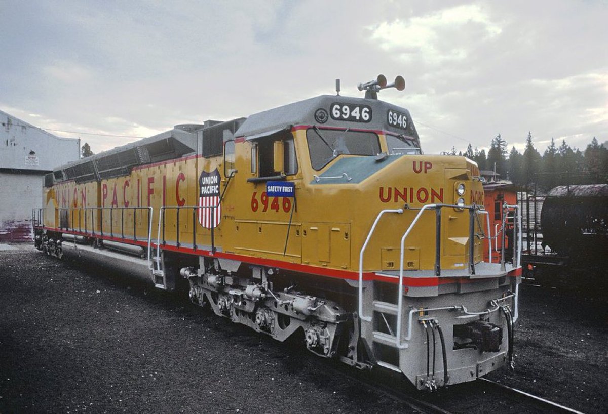 SantaFeAlways's tweet photo. UP DD40X 6946
Western Pacific RR Museum 
Portola, CA
July 1985

Roger Puta Collection
Description by Marty Bernard
Public Domain 🇺🇸 https://t.co/oUmWtt8S3k