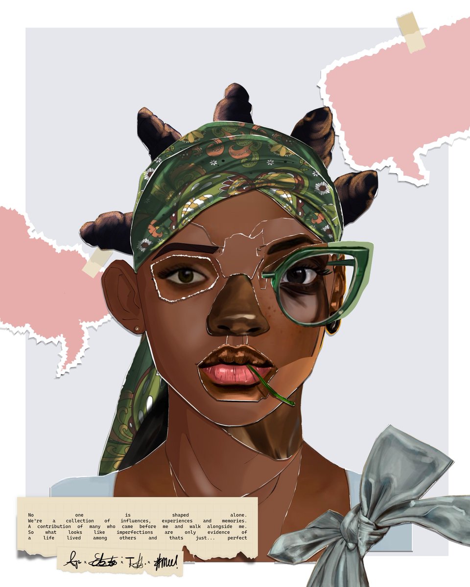 AgozieEneagor's tweet photo. COLLECTED SELF 

A portrait assembled from the work of many hands, shaped by shared guidance, and marked by the influences we choose to carry forward.

I'm doubling this as a tribute to @OlaAgunbiade and @oaacademyonline for teaching and inspiring young artists https://t.co/bcXNIR09m1