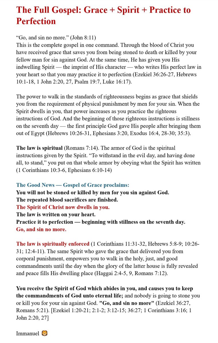 x_dgod's tweet photo. The Full Gospel: Grace + Spirit + Practice to Perfection https://t.co/E84kzMmNwN