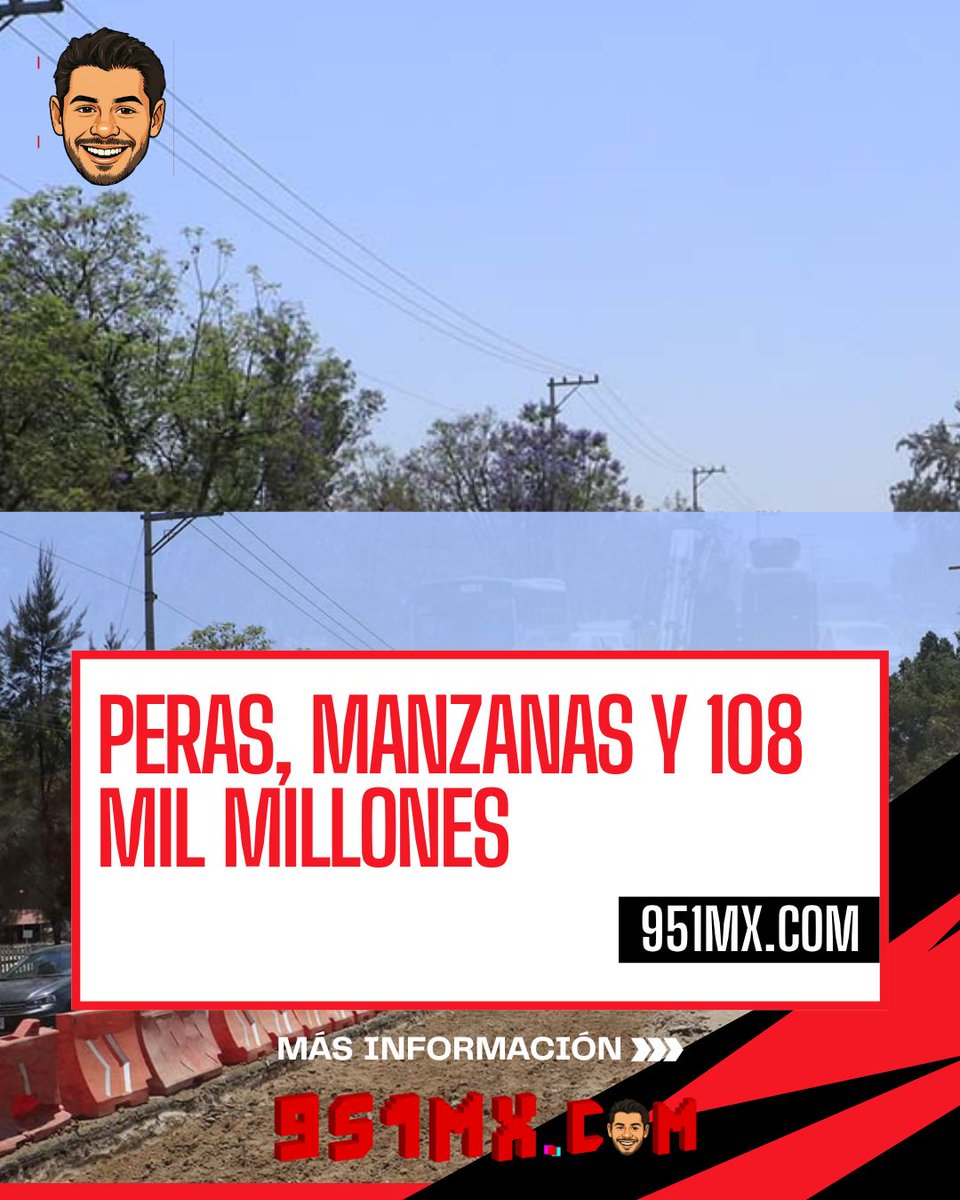 951mx_com's tweet photo. 🍐🍎 Peras, manzanas y 108 mil millones: por qué Oaxaca sigue pareciendo un estado pobre, a pesar del presupuesto más grande en su historia.

Lee todo 👉 https://t.co/dp9w1iwBIm
#Oaxaca #951mx https://t.co/SDTYwhCpbR