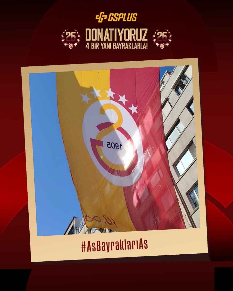 GalatasaraySK's tweet photo. 😍 Türkiye’nin ve dünyanın 4 bir yanını Galatasaray bayraklarıyla donatıyoruz!  💛❤️

📍 Everest Dağı / Nepal
📍 Beyoğlu / İstanbul
📍 Japonya
📍 Beşiktaş / İstanbul

Sen de bayrağını gururla as, fotoğrafını çek ve GSPlus uygulamasında lokasyonunu yazarak yükle; yayınlayalım!

📲 #AsBayraklarıAs