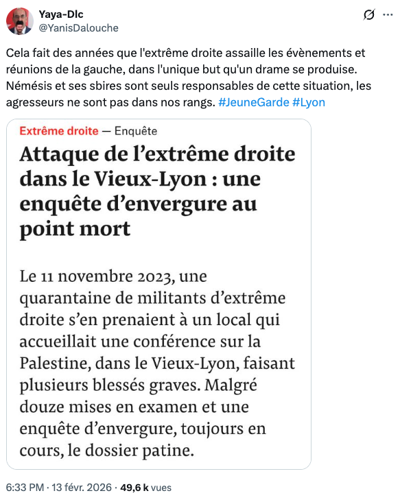 silly6mon's tweet photo. @quatremer Yannis Dalouche: journaliste, membre de La France Insoumise et Urgence Palestine, et qui passe sur bistrot liberté, qui tweet de la merde...
Bref, soutiens @quatremer https://t.co/y6jQmnUeJA