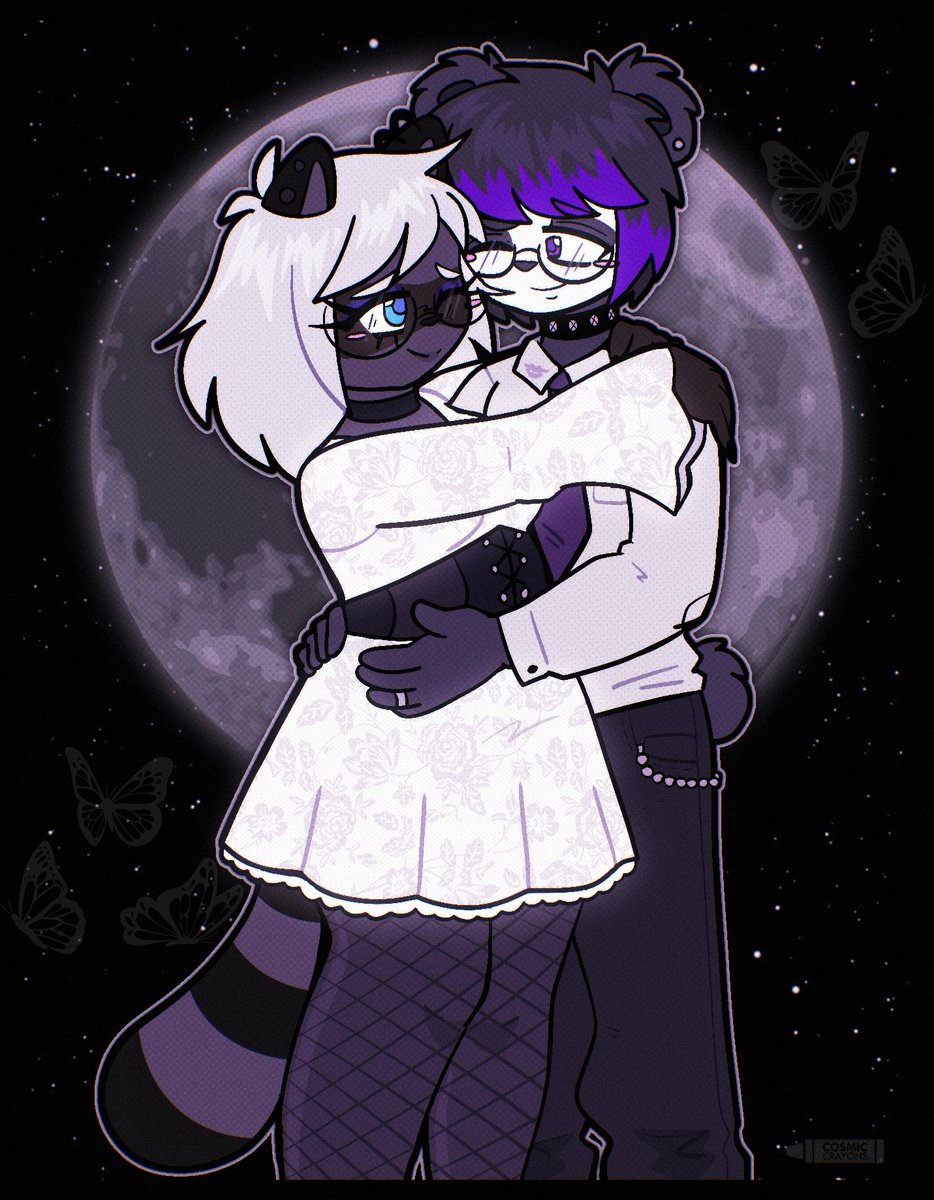 CosmiicCrayons's tweet photo. 🌕 To The Moon &amp; Back 🌕
-ft. @astropandaart https://t.co/rNUz329gDd