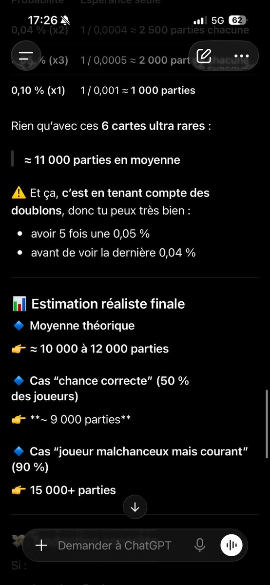 MngDimitri's tweet photo. @Robzer11 @LukasEleven_ @Betclic J’ai demander à chatgpt ça va être impossible le nombre de partie qu’il faut faire😂😂😂 https://t.co/Gj4PRahcoQ