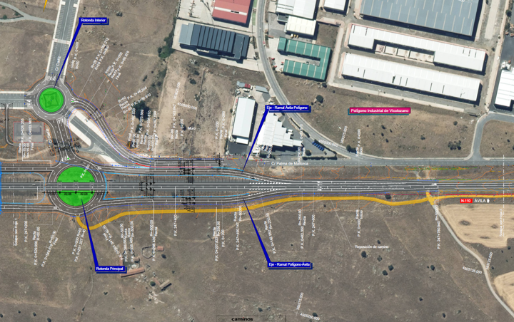 jcyl's tweet photo. 🏭Último trámite para iniciar las obras de mejora de los accesos al polígono industrial de Vicolozano, en #Ávila

@jcyl invertirá más de 4,3 M€ en estos trabajos, que enlazarán la N-110 con la arteria principal de entrada al parque empresarial

https://t.co/HgWartZNwn https://t.co/oLv6d2Gnhv