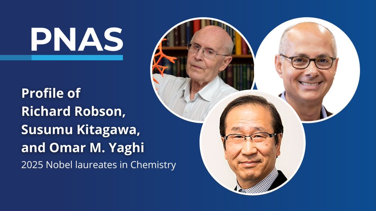 theNASciences's tweet photo. Metal-organic frameworks have revolutionized materials science with applications ranging from separations to sustainability. A @PNASNews profile highlights the incredible contributions of 2025 Nobel Laureates in Chemistry, including #NASmember Omar Yaghi: https://t.co/HyywtP8ZQa https://t.co/IwmWLqY6Uw