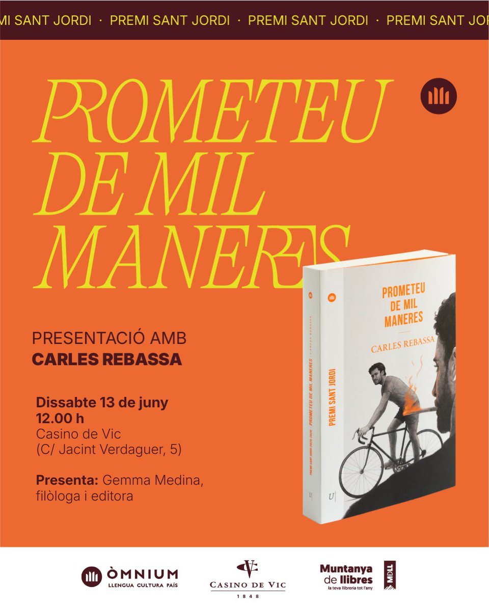 carlesrebassa's tweet photo. A vosaltres, amics (no als anònims trolls), demà serem a Vic! Salut! https://t.co/acdxE4jZfN