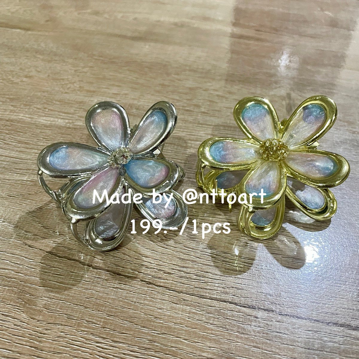 nttoart's tweet photo. กิ๊บดอกไม้ (มี 2ชิ้น ตามภาพ)
สั่ง custom ได้หลังจบงานนะคะ https://t.co/QzI5lELgez