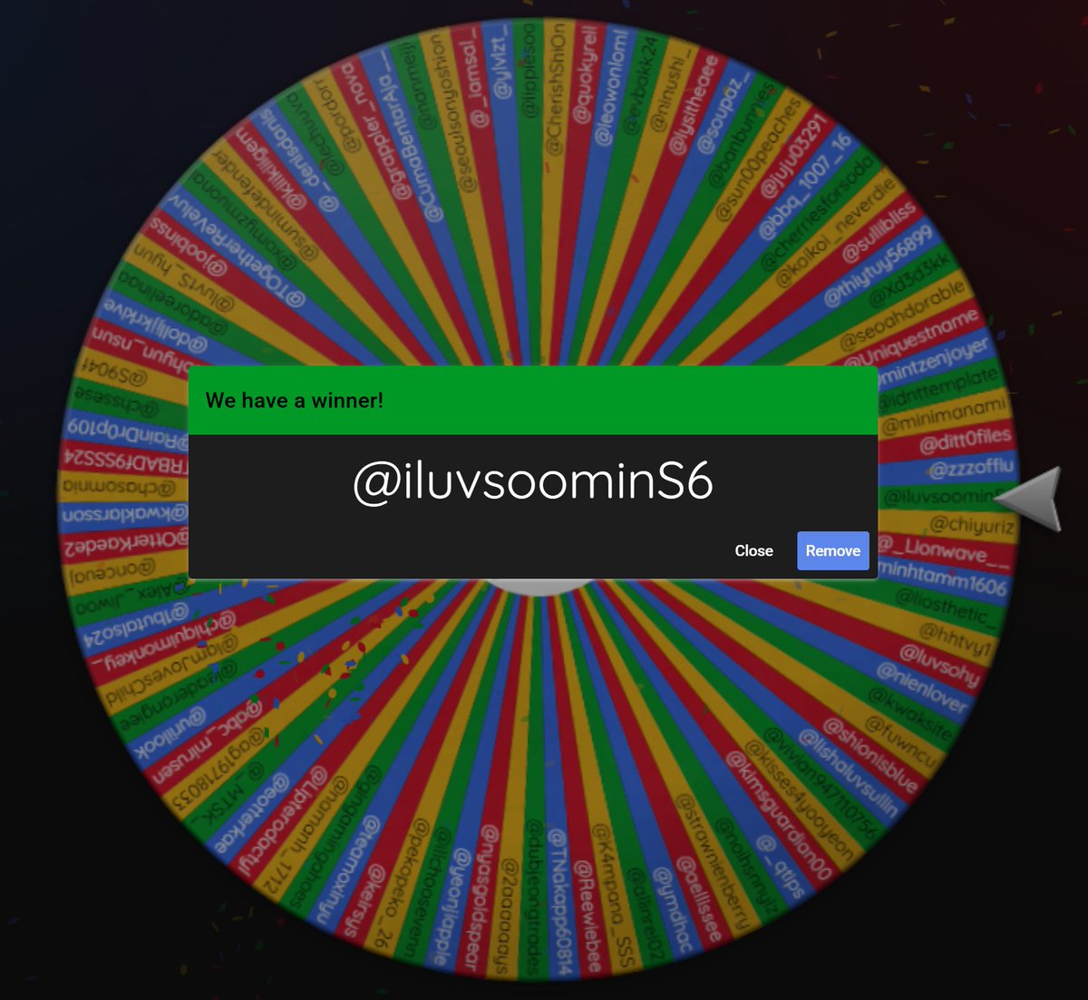 DearSeoAh's tweet photo. Congratulations @iluvsoominS6 :)
Objekt sent https://t.co/x2ABUvdXXM